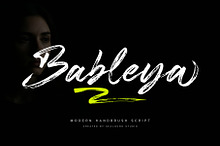 Bableya - Modern Handbrush Script