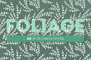 Foliage - 30 Leafy Patterns, a Pattern Graphic by Anugraha Design (Thumbnail 1 of 7)