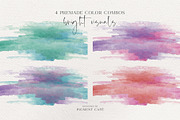 Watercolor Accent Strokes Bundle, a Background Graphic by Pigment Café (Thumbnail 7 of 7)