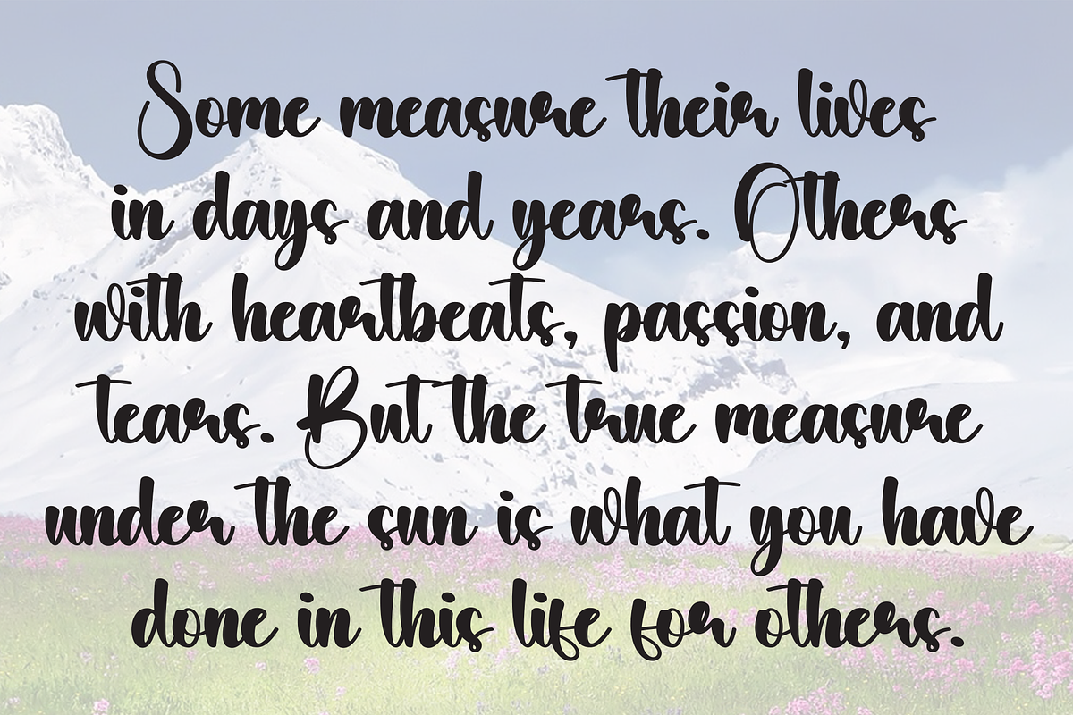 Winter City | Script Font, a Handwritten Font by Scratchones (Photo 6 of 9)
