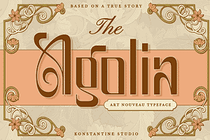 Agolia Art Nouveau Fonts