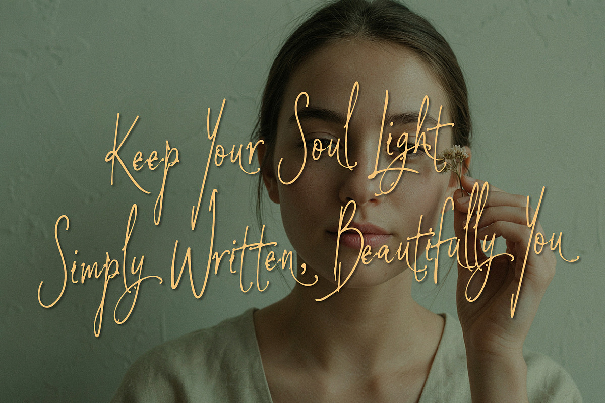 BandaMoons expressive signature font, a Script Font by HypeWorksCo (Photo 7 of 15)