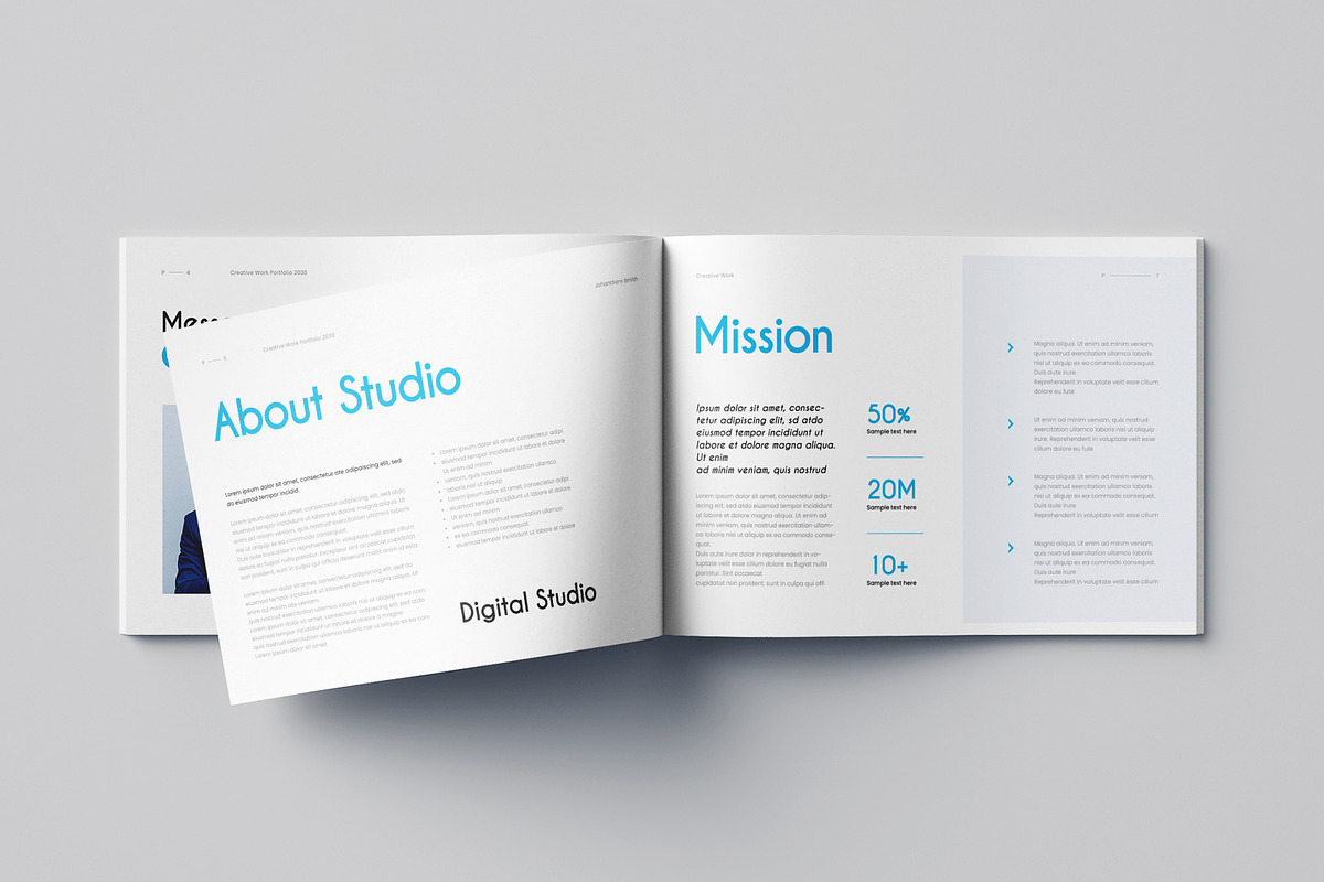 Landscape Portfolio | Word & EPS preview 4
