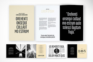 Sophisticated Portfolio Presentation, a Print Template by McLittle Stock