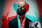 Double Exposure Art Photoshop Action, a Brushes & More by Studio Retouch (Thumbnail 5 of 11)