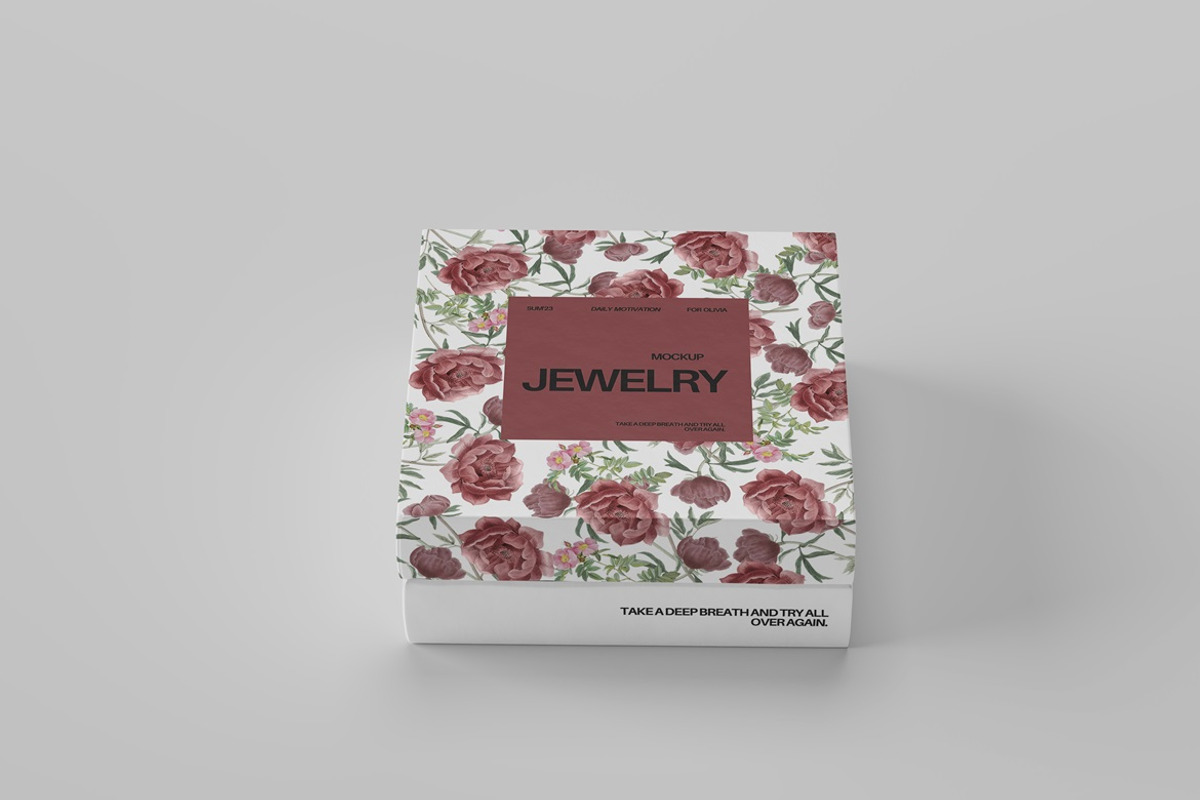 Jawelry Box Mockup, a Packaging Mockup by Tokobeta (Photo 7 of 9)