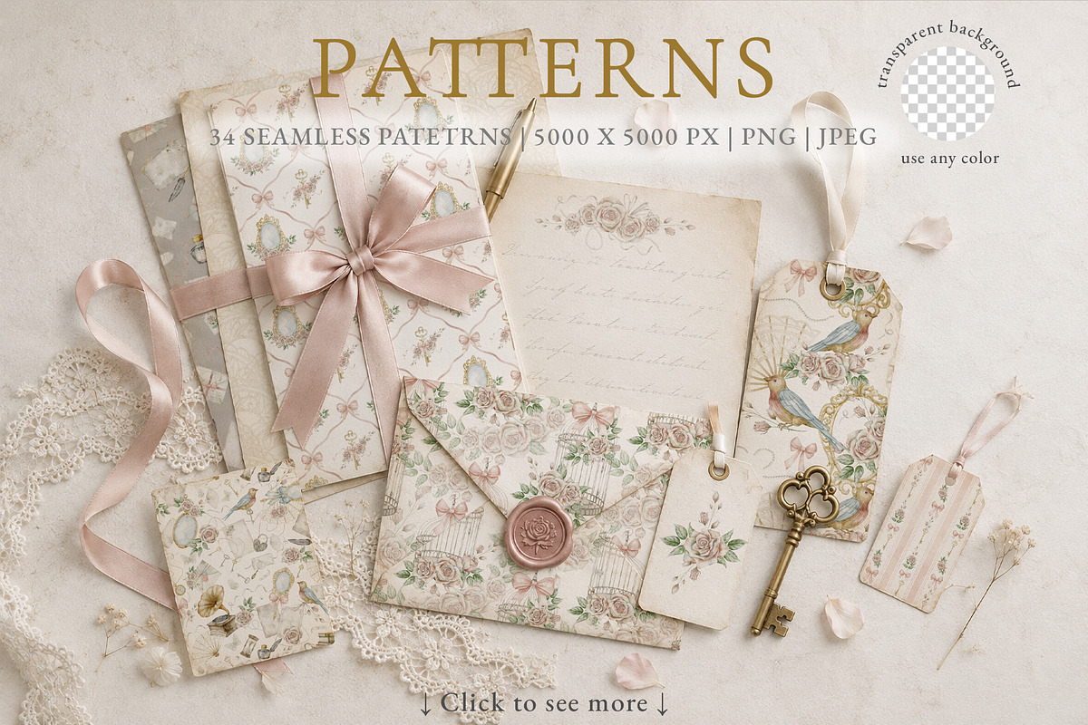 Vintage Watercolor Clipart Bundle, a Decorative Illustration by Alisles (Photo 6 of 12)
