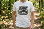 Cute Raccoon PNG, Hand-Drawn Animal, an Illustration by SharpMarketplace (Thumbnail 2 of 3)