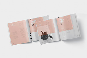 Magazine Mockup Square