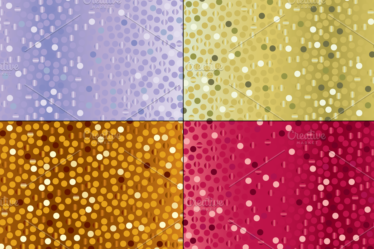 Seamless Dots Gradient Backgrounds preview 3