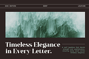 Baflen - Modern Serif Typeface, a Serif Font by MaikoHatta (Thumbnail 7 of 8)