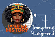 I am Black History PNG, an Illustration by Canvas Craft (Thumbnail 2 of 6)