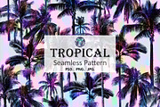 Tropical Pattern & Seamless Print, a Pattern Graphic by Talip Memis (Thumbnail 1 of 6)