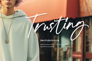 Trusting, a Handwritten Font by din-studio.com (Thumbnail 11 of 11)