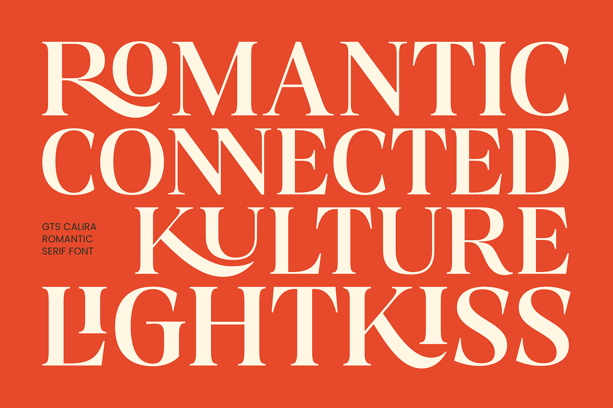 Gts Calira - Romantic Serif Font, a Serif Font by Graptail (Photo 7 of 20)