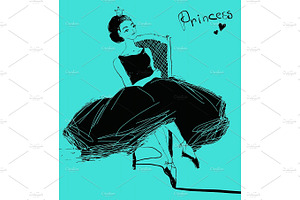 Ballet Hand Drawn Vector Collection.