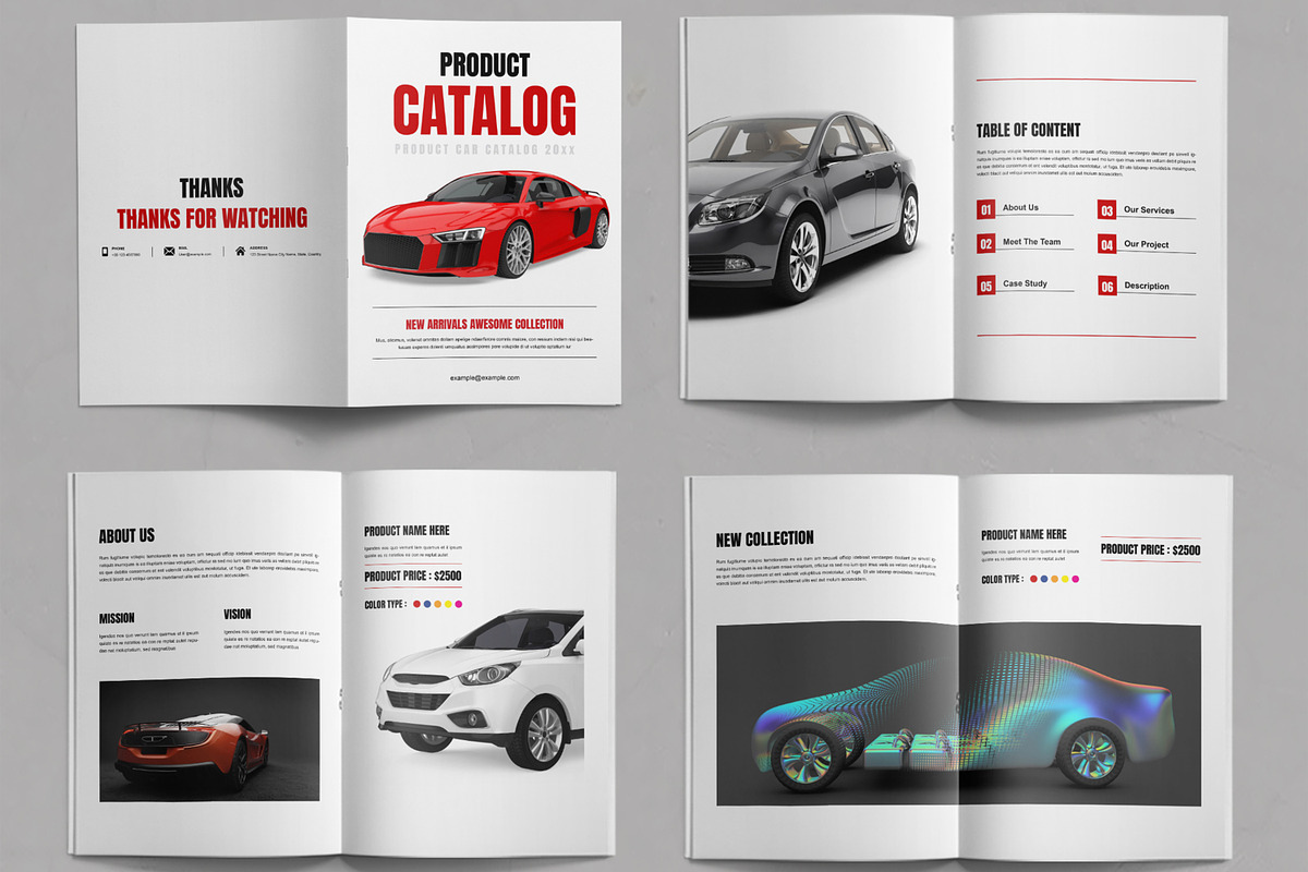 Product Car Catalog Design, a Brochure Template by ContestDesign (Photo 2 of 3)
