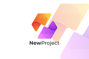 New Project Gradient Colorful Style., a Branding & Logo Template by ModalTampang