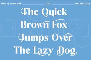 Amalrano Modern Serif Display Font