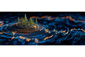 The depiction of a forest growing, a Business Photo by ZinetroN