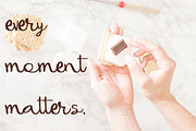 SANTAN Brush Lettered Font, a Script Font by Rhonna Designs (Thumbnail 3 of 5)