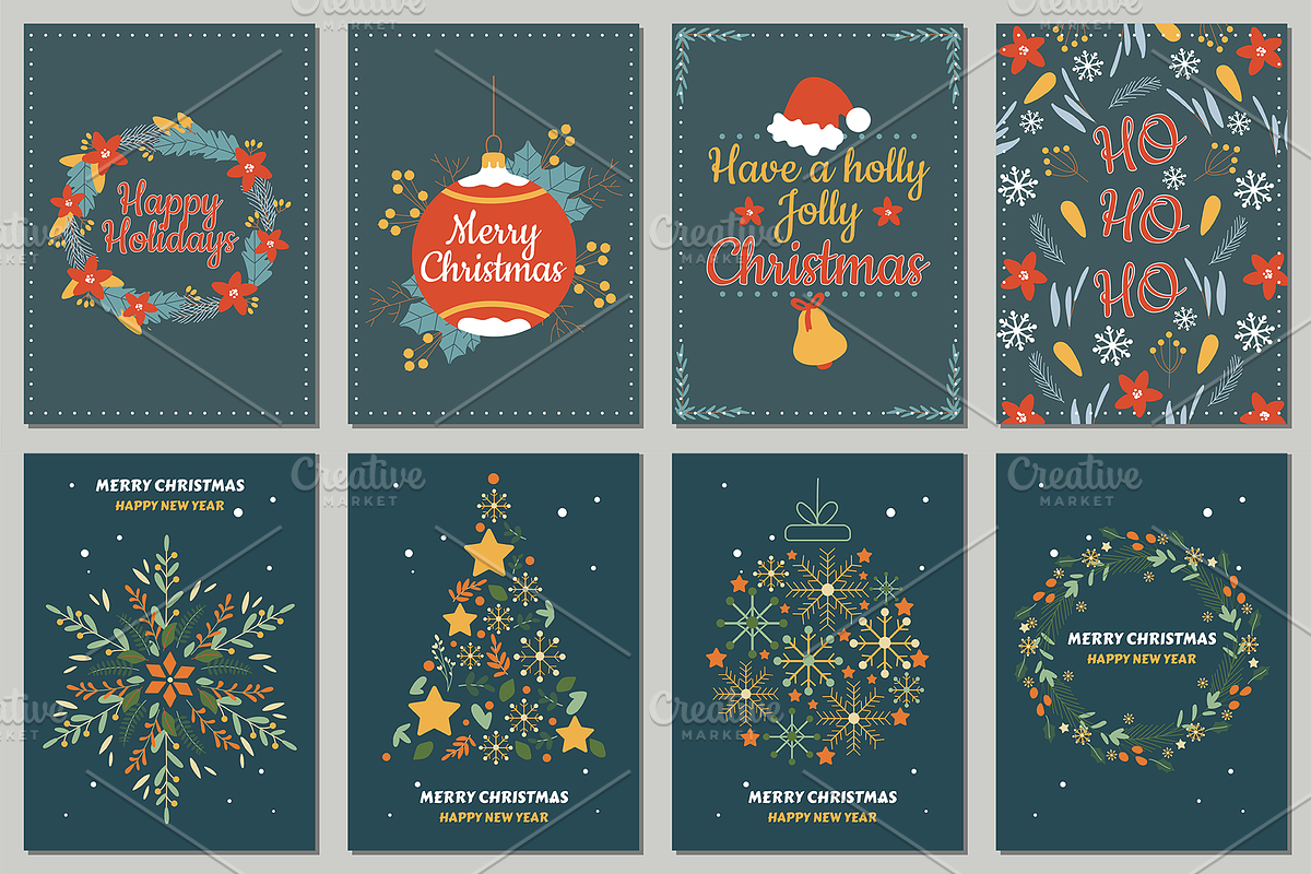 Marry Christmas Card, an Object Graphic by KartInnka (Photo 3 of 4)