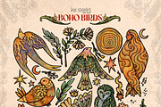 Boho Birds, an Animal Illustration by Ink Stories (Thumbnail 2 of 16)