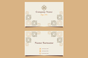 Natural Floral Business card, a Marketing Template by sekitarief (Thumbnail 1 of 3)