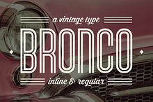 Bronco Typeface