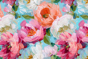 Impressionistic Peony Patterns Set, a Pattern Graphic by LoveDesignShop (Thumbnail 7 of 9)