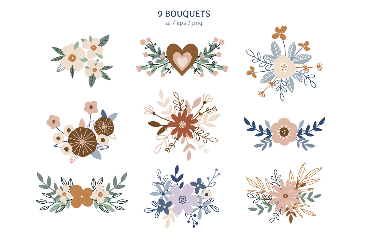 Floral Hearts - Romantic Collection, a Pattern Graphic by simpleblues (Photo 8 of 11)