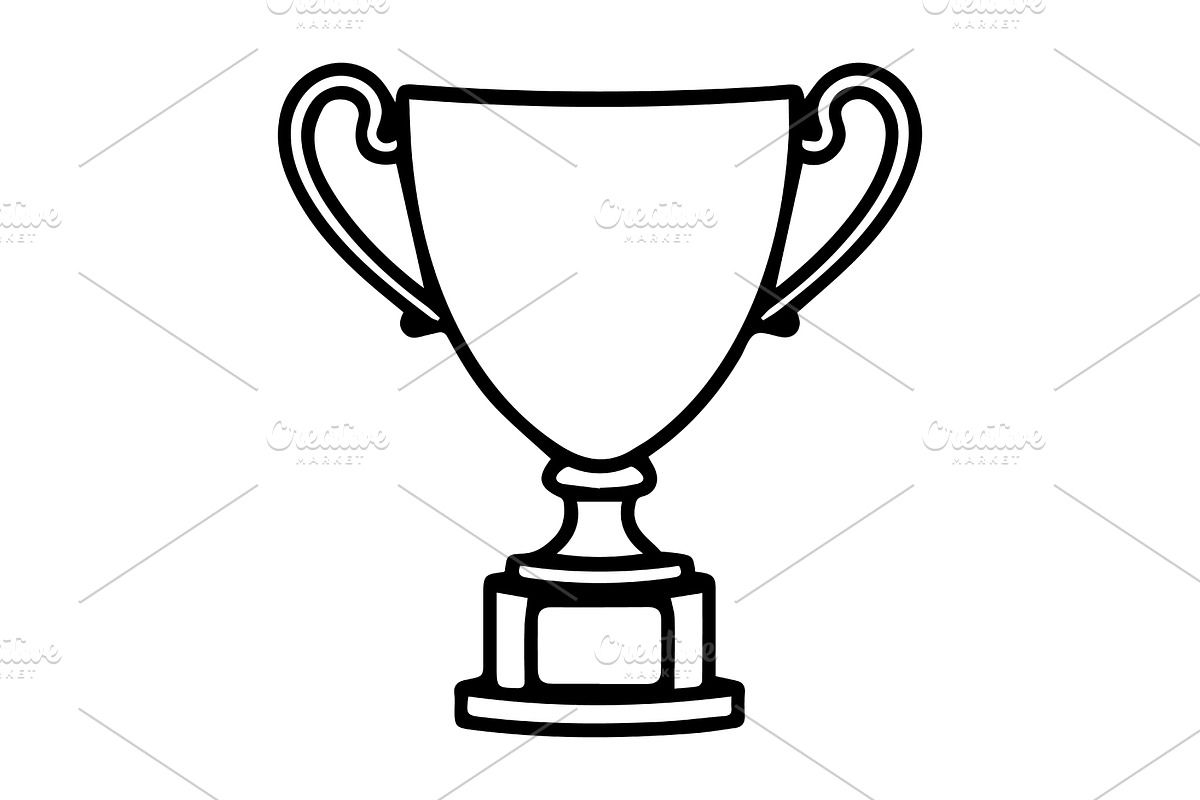 trophy cup icon victory award symbol, an Outline Icon by Nurlan's shop (Photo 2 of 3)
