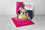 Wedding Invitation Postcard Template, a Card Template by Business Flyers (Thumbnail 3 of 4)