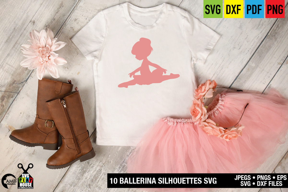 Ballerina Silhouettes SPH-133, an Illustration by AMBillustrations (Photo 5 of 5)