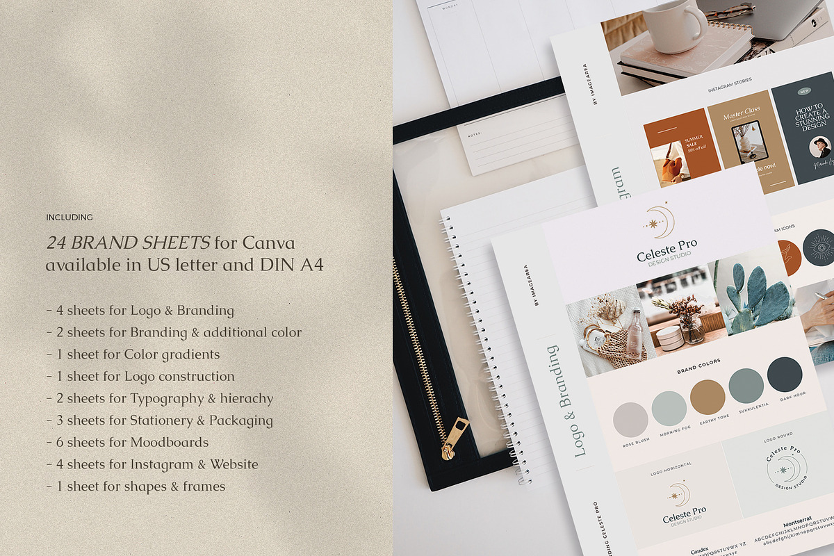 Brand Sheets Collection for Canva, a Brochure Template by Imagination Area (Photo 5 of 10)