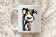 Funny Valentine's Peeking Dog Clipar, an Illustration by OK Design (Thumbnail 6 of 6)