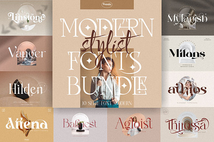 Modern Stylist Font Bundle