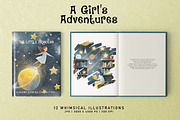 A Girl's Adventures, a Decorative Illustration by Digital Art Creations (Thumbnail 5 of 7)