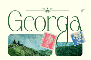 Georga Display Typeface