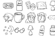 Essential Sleep and Nighttime Icons, an Object Graphic by nikagraphic (Thumbnail 3 of 3)
