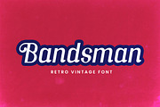 Bandsman Retro Vintage Serif Font, a Serif Font by UICreative (Thumbnail 1 of 13)