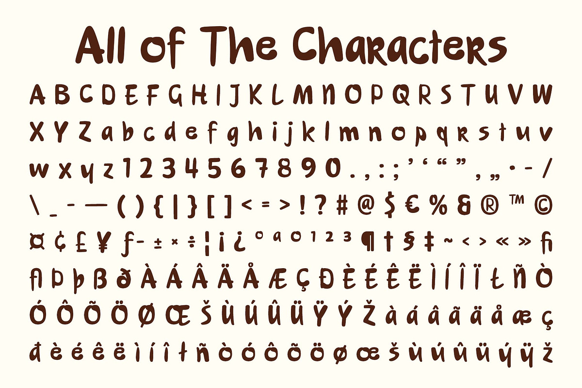 CS Grouse – Playful Font, a Sans Serif Font by Craft Supply Co. (Photo 8 of 8)