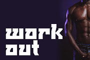 Fugtan Sporty Font, a Sans Serif Font by QR Design Studio (Thumbnail 3 of 8)