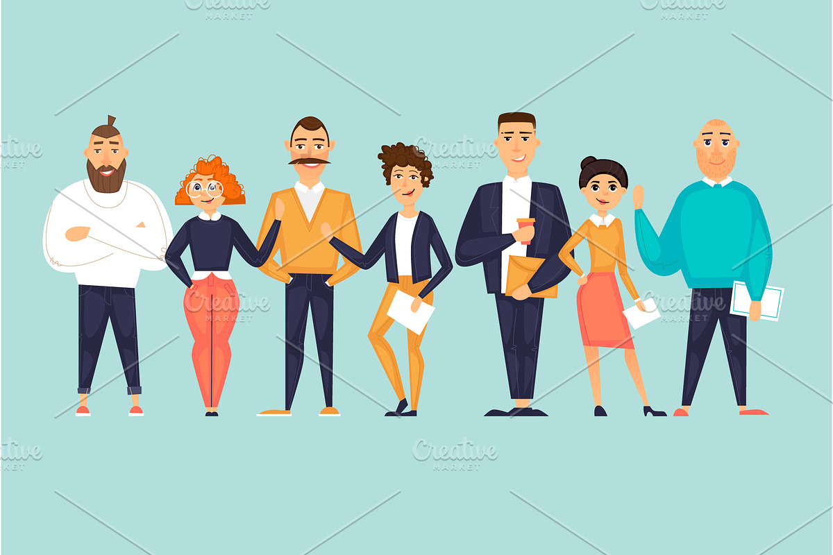 Business characters, a Person Illustration by Podis (Photo 2 of 5)
