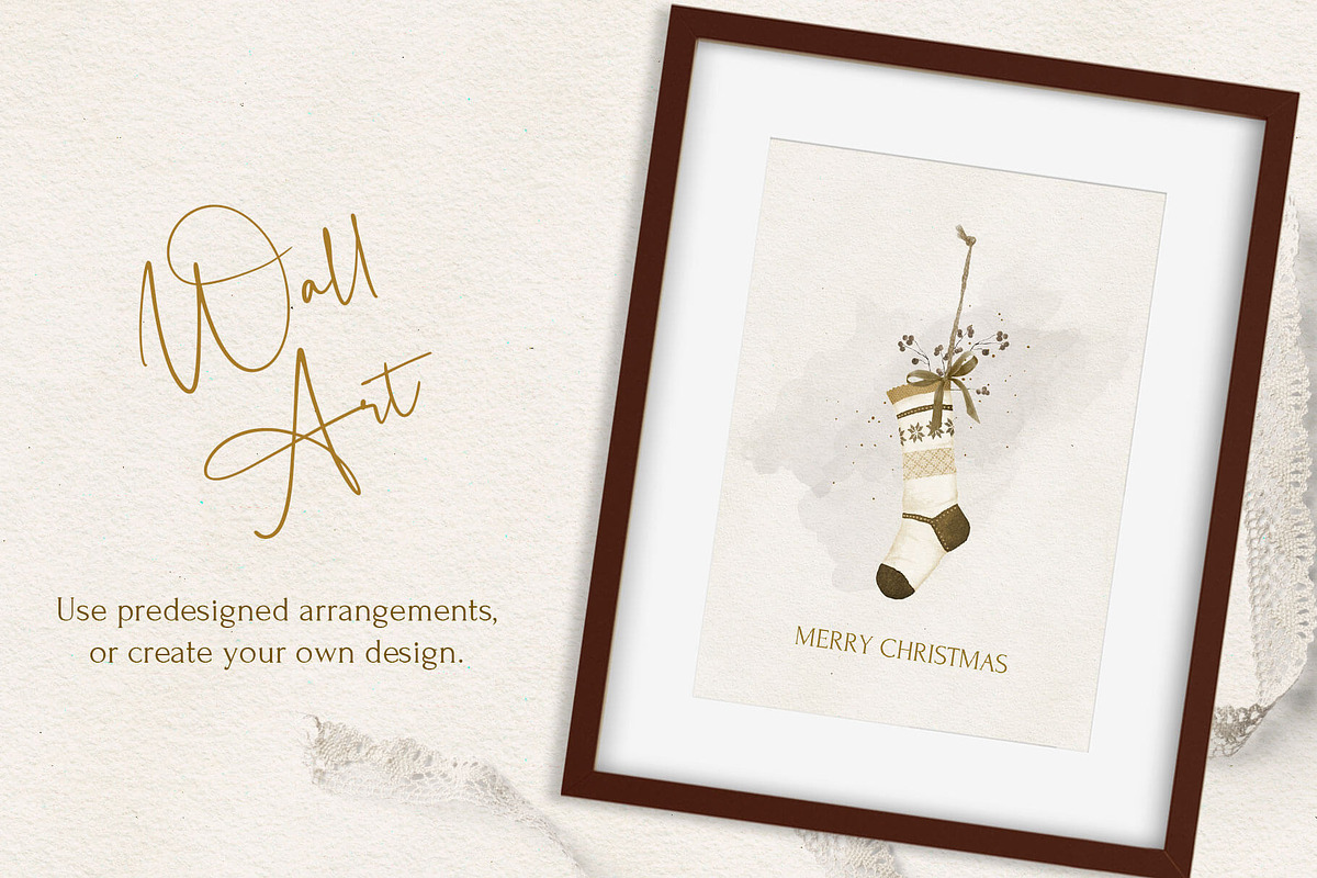 Christmas Ornaments Clipart, a Decorative Illustration by Maggie Stilwell Design (Photo 8 of 10)
