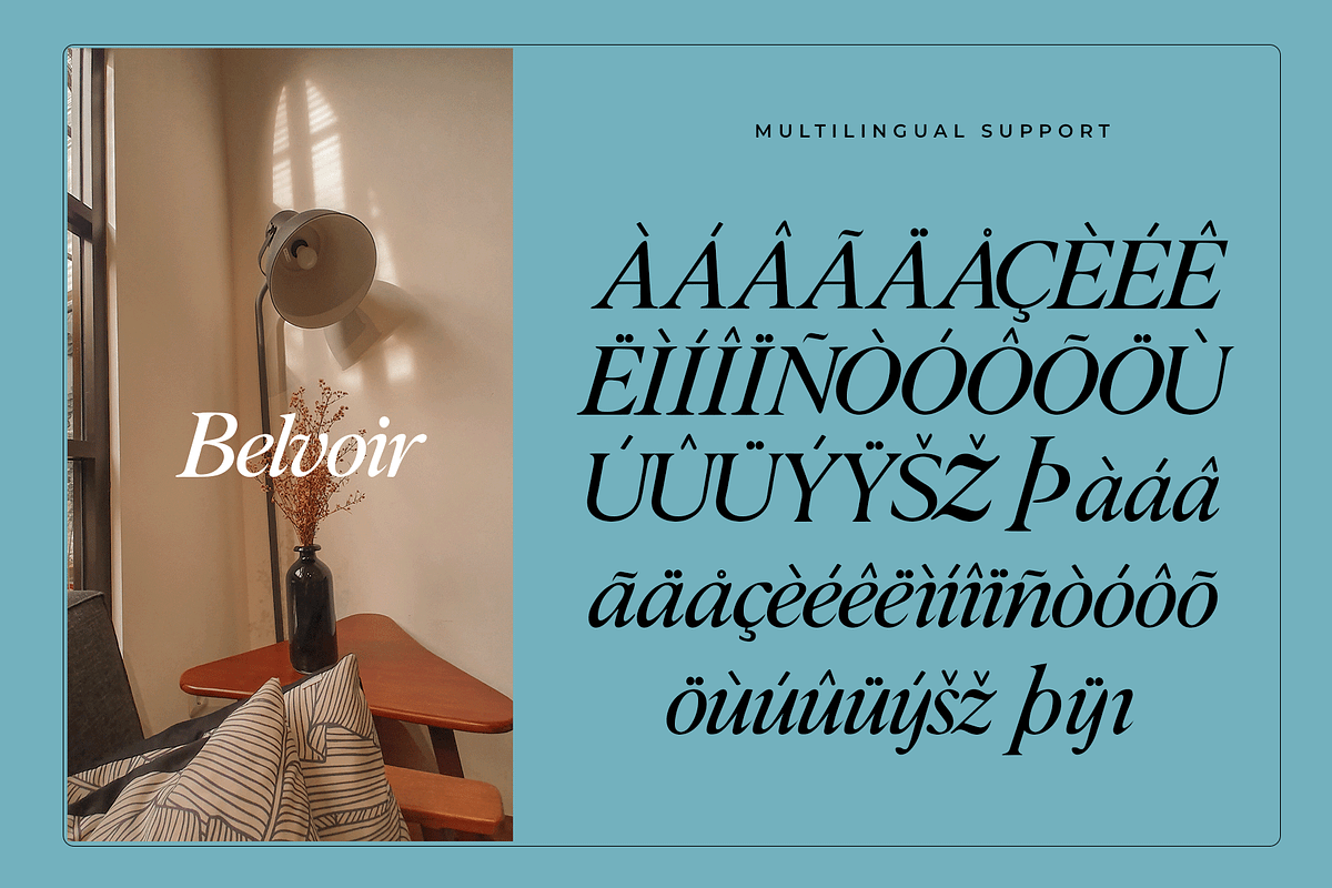 Belvoir – Elegant Serif Font, a Serif Font by overlaytemplates (Photo 5 of 5)