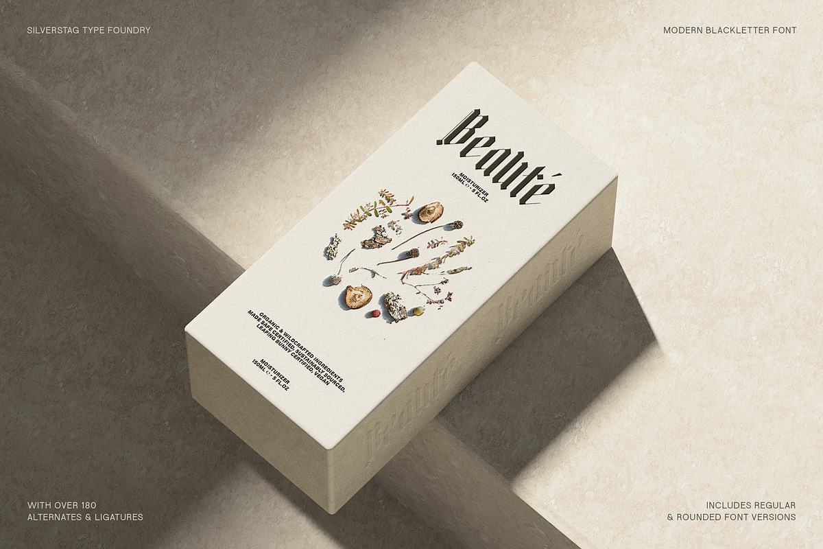 Rymaki - Modern Blackletter Font, a Blackletter Font by SilverStag Type Foundry (Photo 12 of 30)
