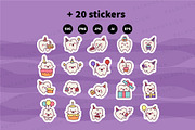 Tooth Birthday Clipart Set, a Healthcare Illustration by Palau (Thumbnail 10 of 10)