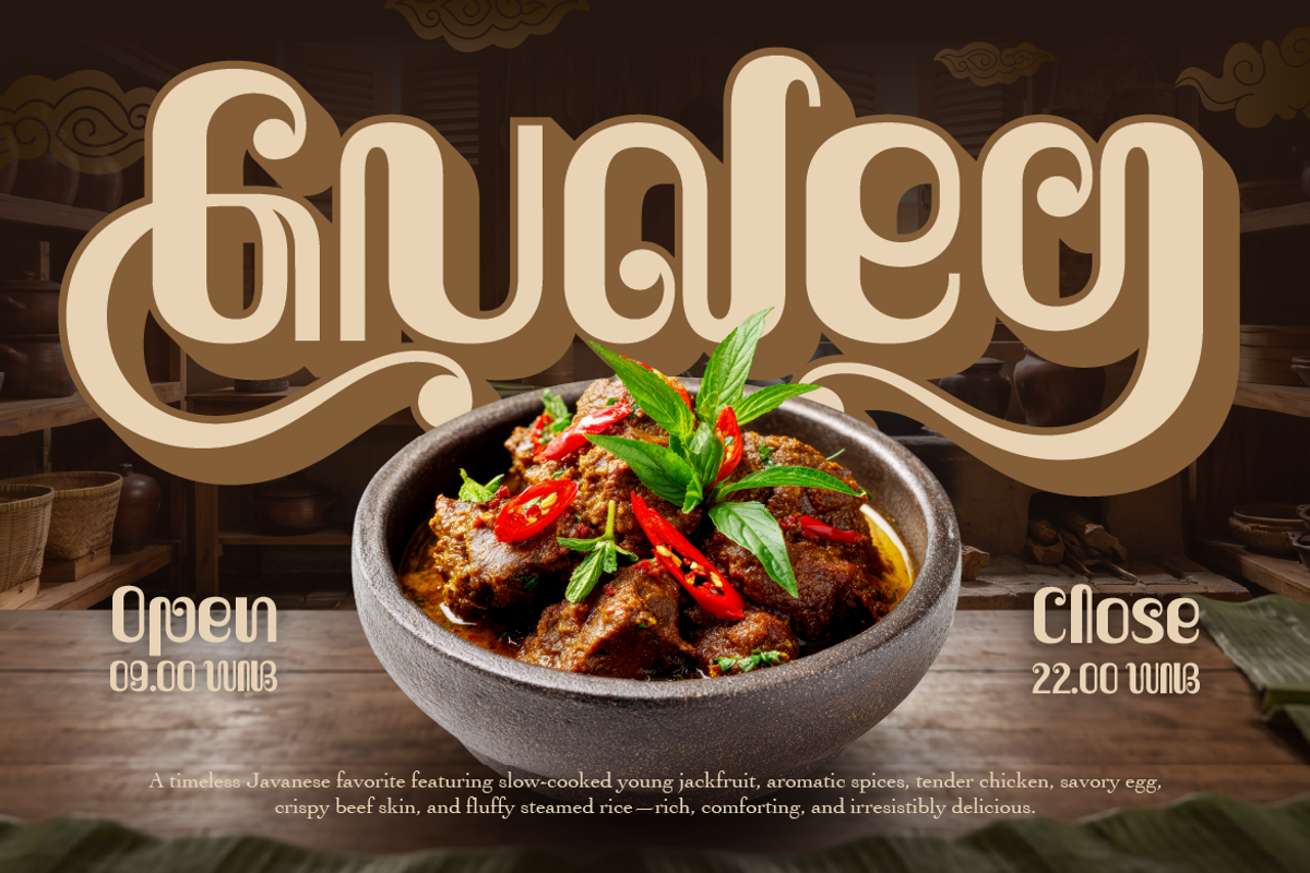Sri Rejeki, a Handwritten Font by Burntilldead (Photo 7 of 11)