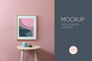 Frame Wall Mockup Template